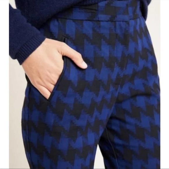 Anthropologie Wiley Houndstooth Pants Sz 0 - Picture 2 of 4